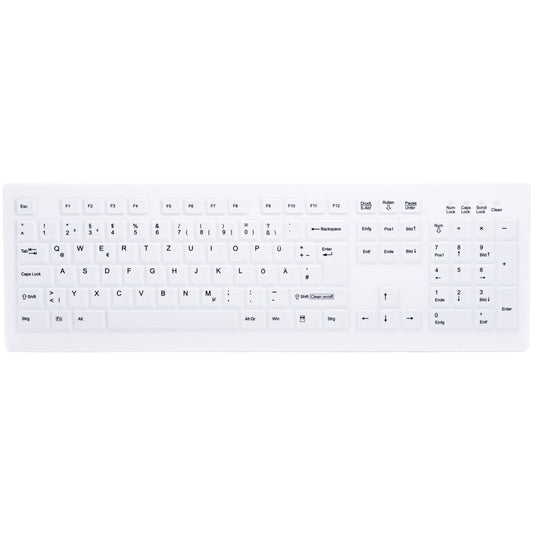 Contour Design Active Key AK-C8100F-FUS-W/GE. Bežični. RF bežični. Membranski prekidač. QWERTZ. Bijela.