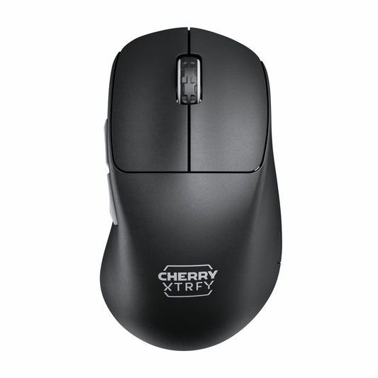 CHERRY XTRFY M64 Pro bežična. RF bežična. 26000DPI. Crna. Srebrna.