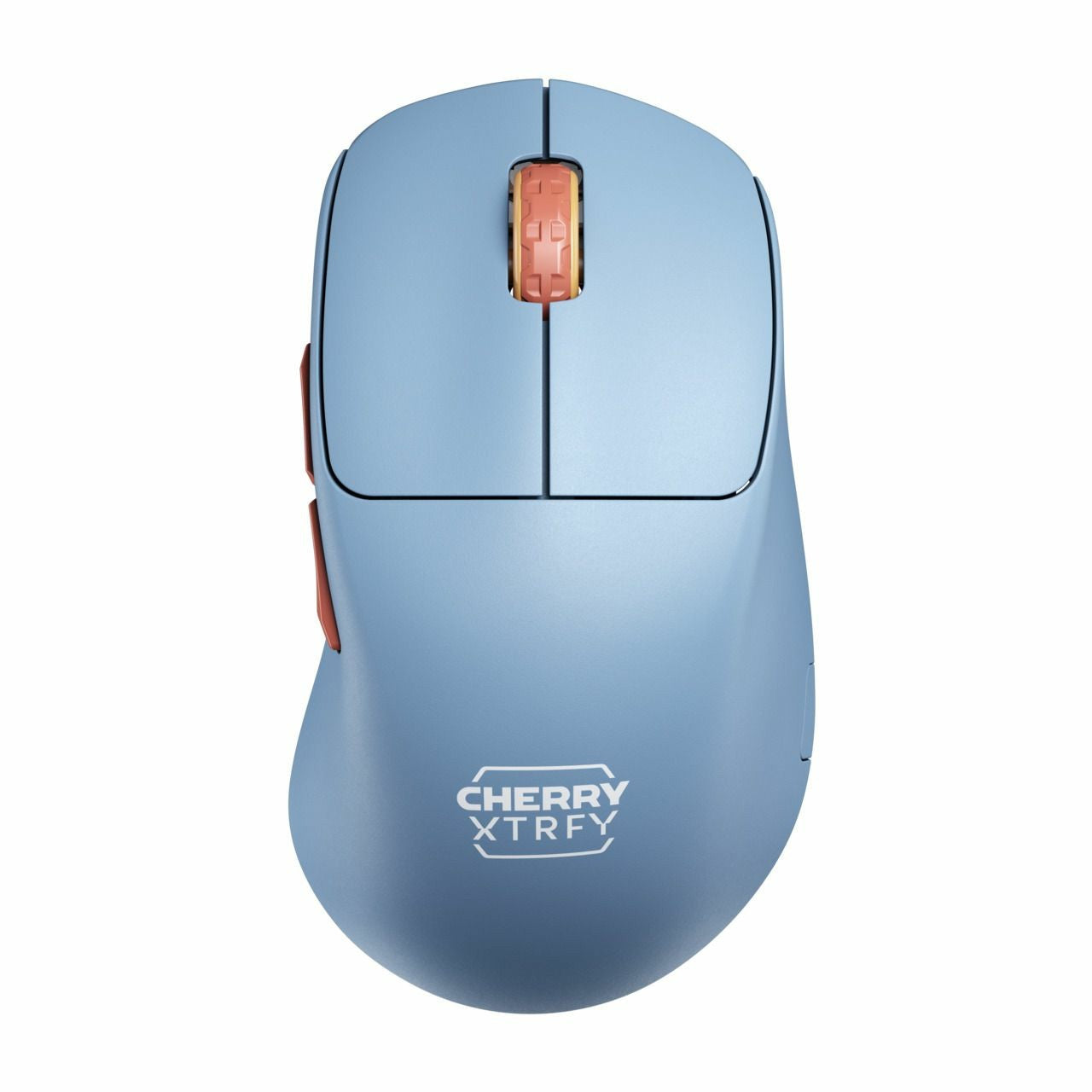 CHERRY XTRFY M64 bežična. RF bežična. 26000DPI. Plava. Smeđa. Tirkizna.