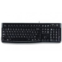 Logitech K120. Žični. USB. QWERTZ. Crna.