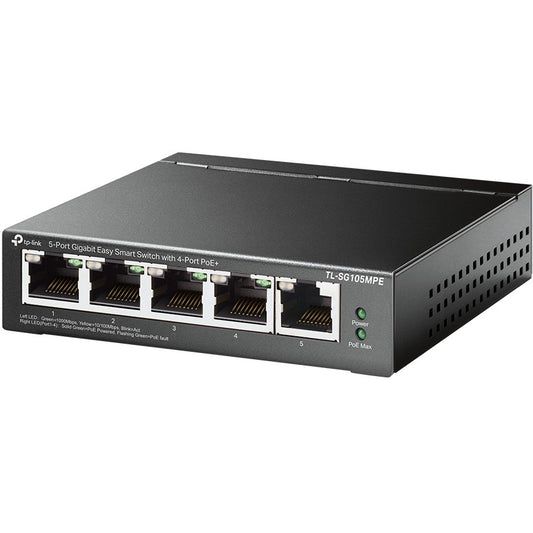 TP-Link TL-SG105MPE. L2. Gigabit Ethernet (10/100/1000). Napajanje preko Etherneta (PoE).