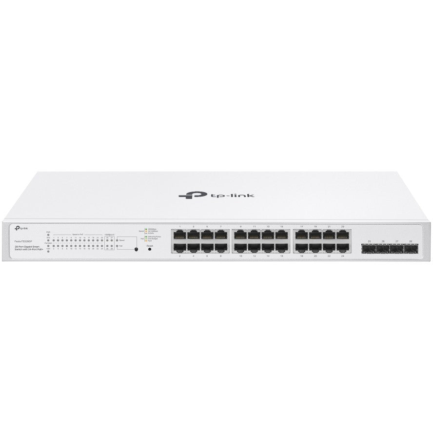 TP-Link Festa FS328GP. L2/L2+. Gigabit Ethernet (10/100/1000). Napajanje preko Etherneta (PoE). Montaža u rack.
