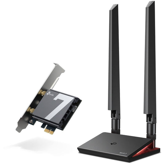 TP-Link Archer TBE550E. Ugrađen. Bežični. PCI Express. WLAN / Bluetooth. 9300 Mbps. Crni