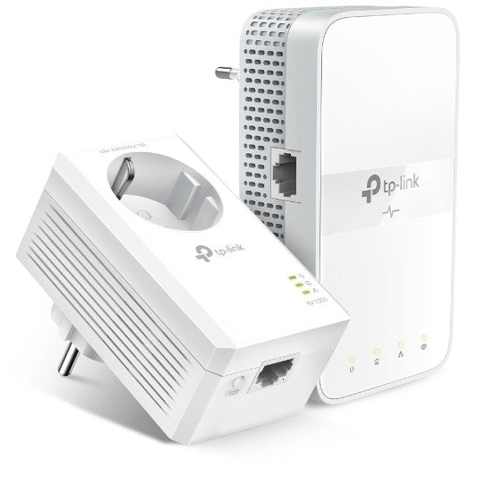 TP-Link AC1200 AV1000 Gigabit WLAN Powerline adapter komplet sa utičnicom. 1000 Mbps. IEEE 1901. IEEE 802.3. IEEE 802.3ab. IEEE 802.3u. Tip E/F. Gigabit Ethernet. 10,100,1000 Mbps. Wi-Fi 5 (802.11ac)