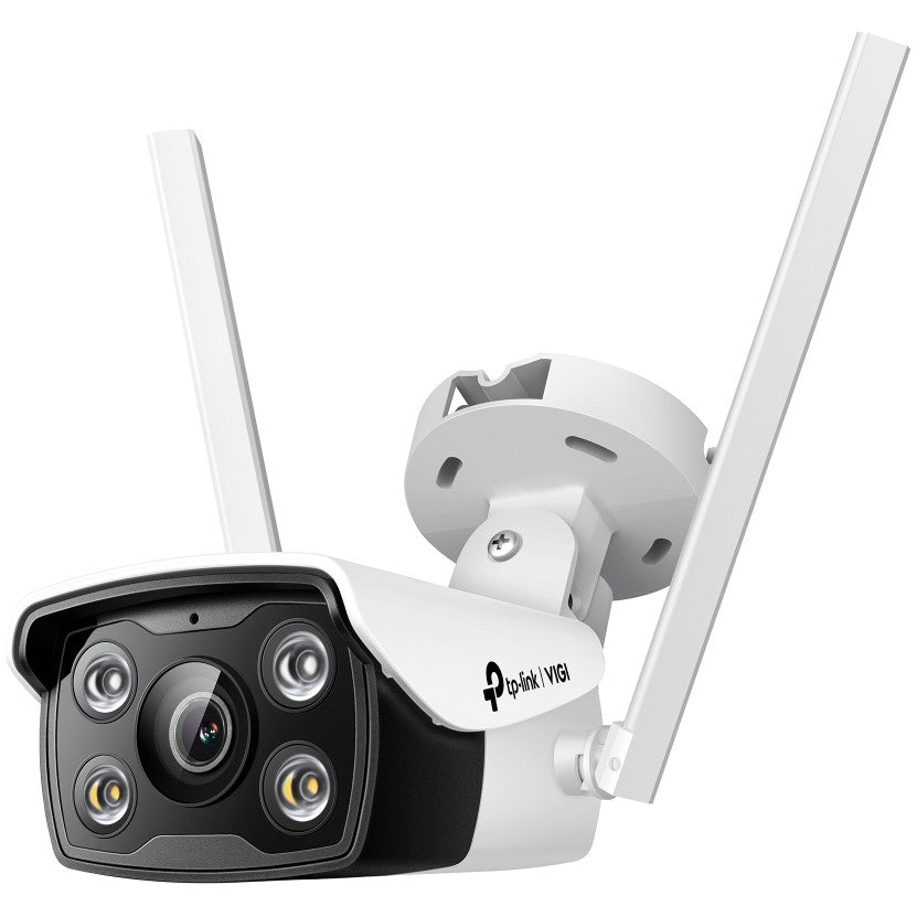 TP-Link 4MP vanjska Wi-Fi Bullet mrežna kamera u boji. IP sigurnosna kamera. Vanjska. Žična i bežična. CE. RCM. BSMI. VCCI. RoHS. NTRA. KC. Montaža na plafon/zid. Bijela.