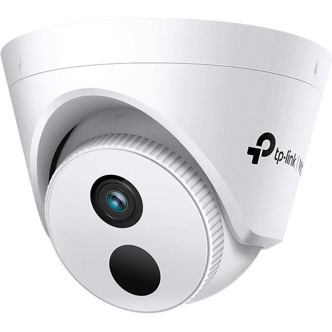 TP-Link VIGI 4MP IR Turret mrežna kamera. Objektiv 2.8mm. IP sigurnosna kamera. Unutrašnja. Žičana. Montaža na plafon. Bijela. Turret