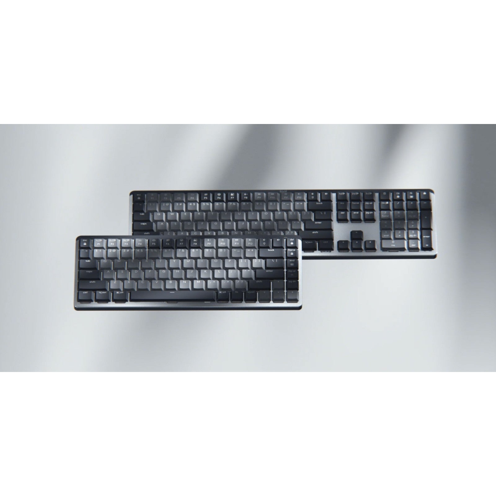 Logitech Master 920-010757. Bežični. RF bežični + Bluetooth. Mehanička tastatura. QWERTY. LED. Grafit.