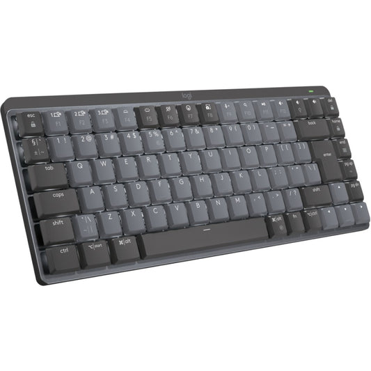 Logitech Master 920-010780. Bežični. RF bežični + Bluetooth. Mehanička tastatura. QWERTY. LED. Grafit.