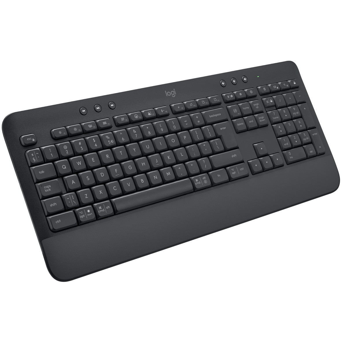 Logitech 920-010949. Puna veličina (100%). Bežično. Bluetooth. Membranski prekidači. QWERTZ raspored. Grafit.