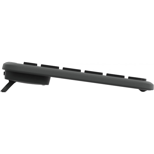 Logitech Signature Slim K950. Puna veličina (100%). Bežično. RF bežično + Bluetooth. Makazasti prekidač. QWERTY. Grafit.