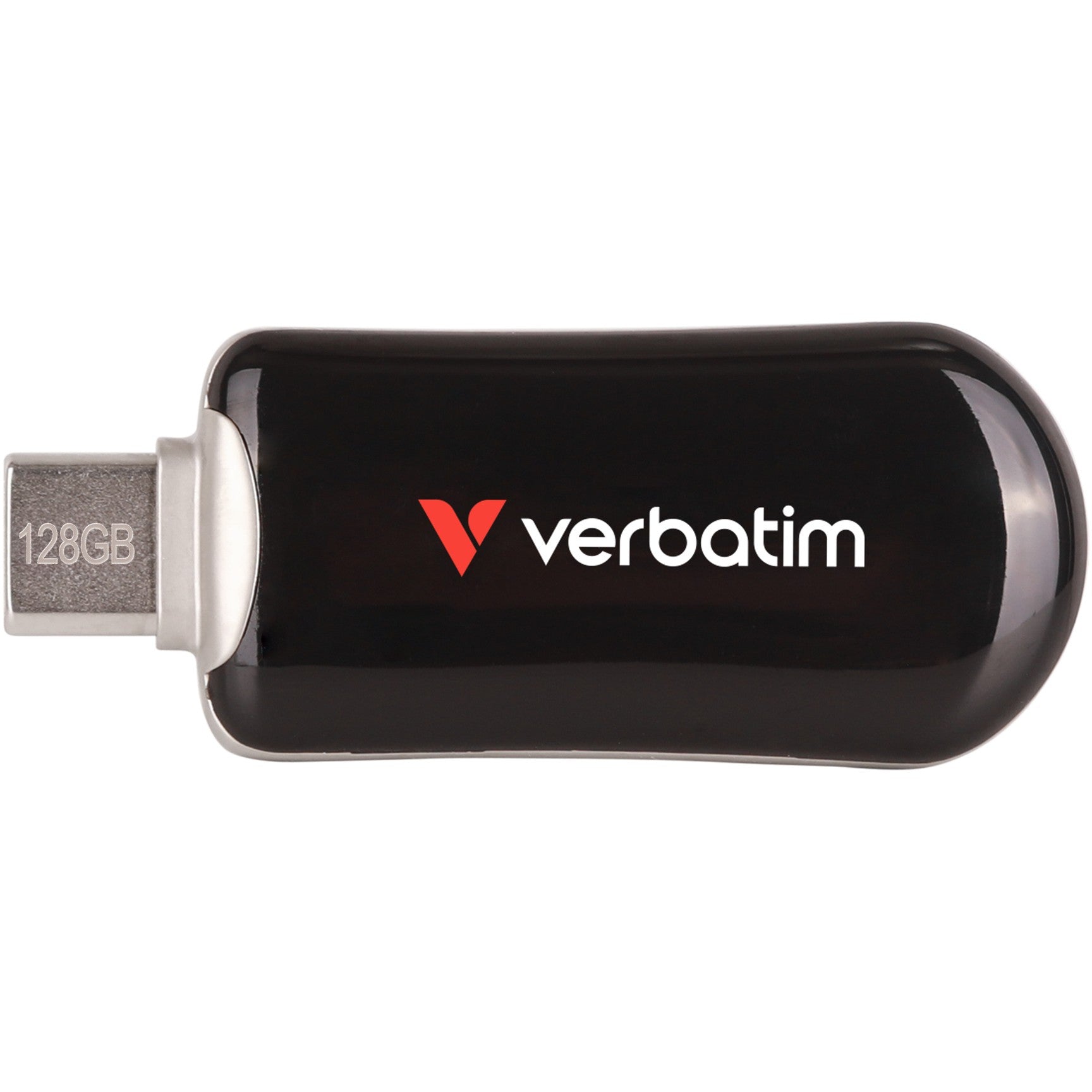 Verbatim 30225. 128 GB. USB Type-C. 3.2 Gen 1 (3.1 Gen 1). 100 MB/s. Bez poklopca. Crna.