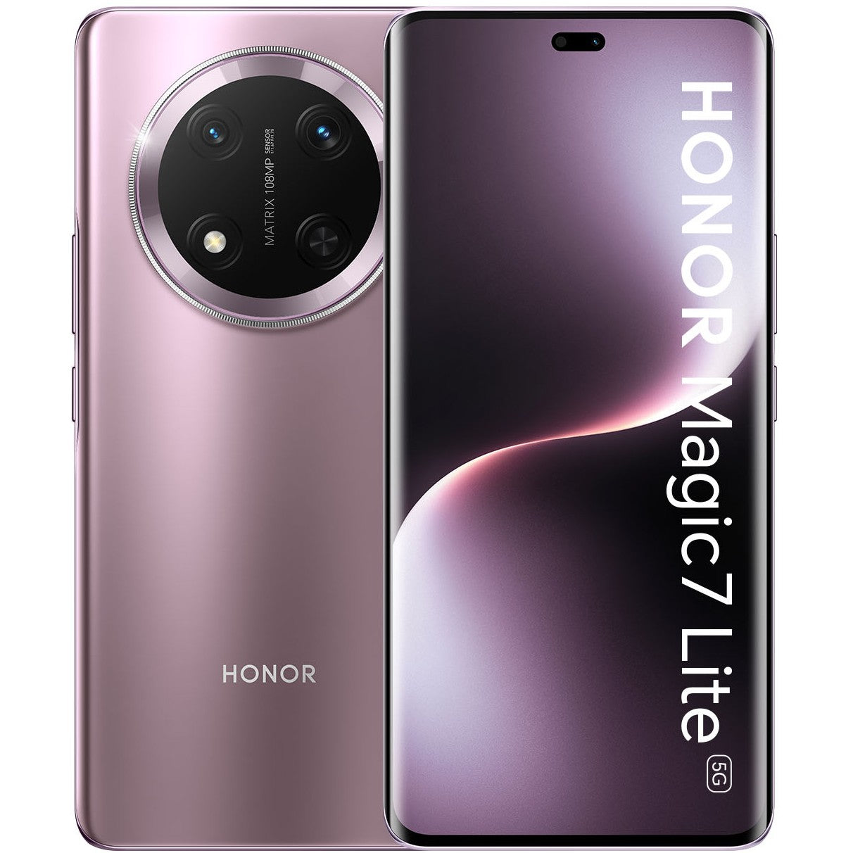Mobitel Honor Magic7 Lite. 17,2 cm (6,78"). 8 GB. 256 GB. 108 MP. Android 14. Ljubičasta