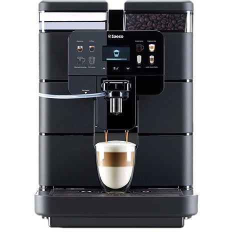 Saeco New Royal OTC. Aparat za espresso. 2,5 l. Zrna kafe. Ugrađeni mlinac. 1400 W. Crna.