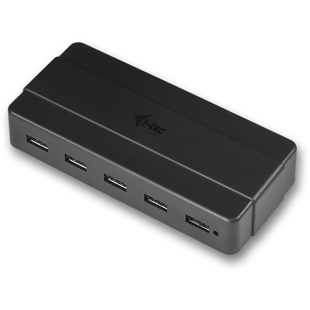 i-tec USB 3.0 punjac sa 7 portova + adapter za napajanje. USB 3.2 Gen 1 (3.1 Gen 1) Tip-B. USB 3.2 Gen 1 (3.1 Gen 1) Tip-A. 5000 Mbps. Crni. 0.9 m. AC