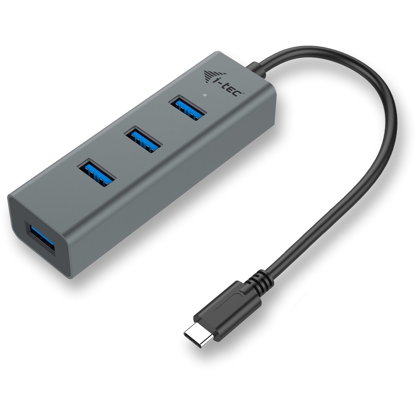 i-tec Metal USB-C HUB 4 porta. USB 3.2 Gen 1 (3.1 Gen 1) Type-C. USB 3.2 Gen 1 (3.1 Gen 1) Type-A. 5000 Mbps. Siva. Android. 96mm