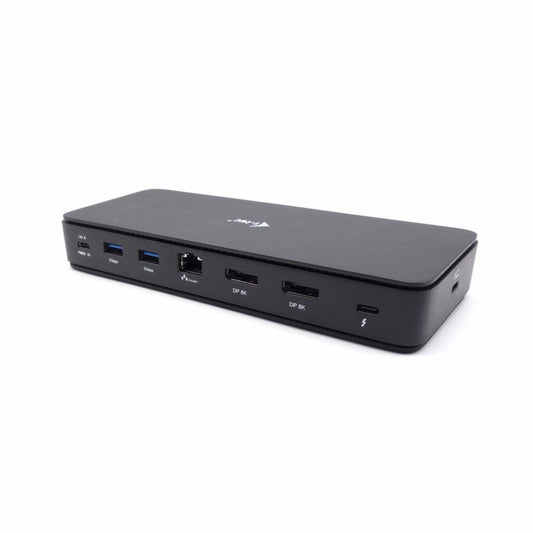 i-tec Thunderbolt 4 Dual DisplayPort Docking Station PRO + Power Delivery 92 W. Žični. Thunderbolt 4. 92 W. 3,5 mm. 10, 100, 1000, 2500 Mbps. Crna.