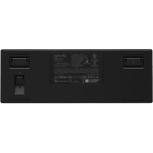 Logitech G PRO X 60. Žični i bežični. RF bežični + Bluetooth. Mehanička tastatura. QWERTZ tipka. RGB LED. Crna.