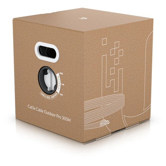 Ubiquiti UACC-CABLE-C5E-OUTDOOR-PRO-305M-W. 305 m. Cat5e. S/UTP (STP). Bijela.