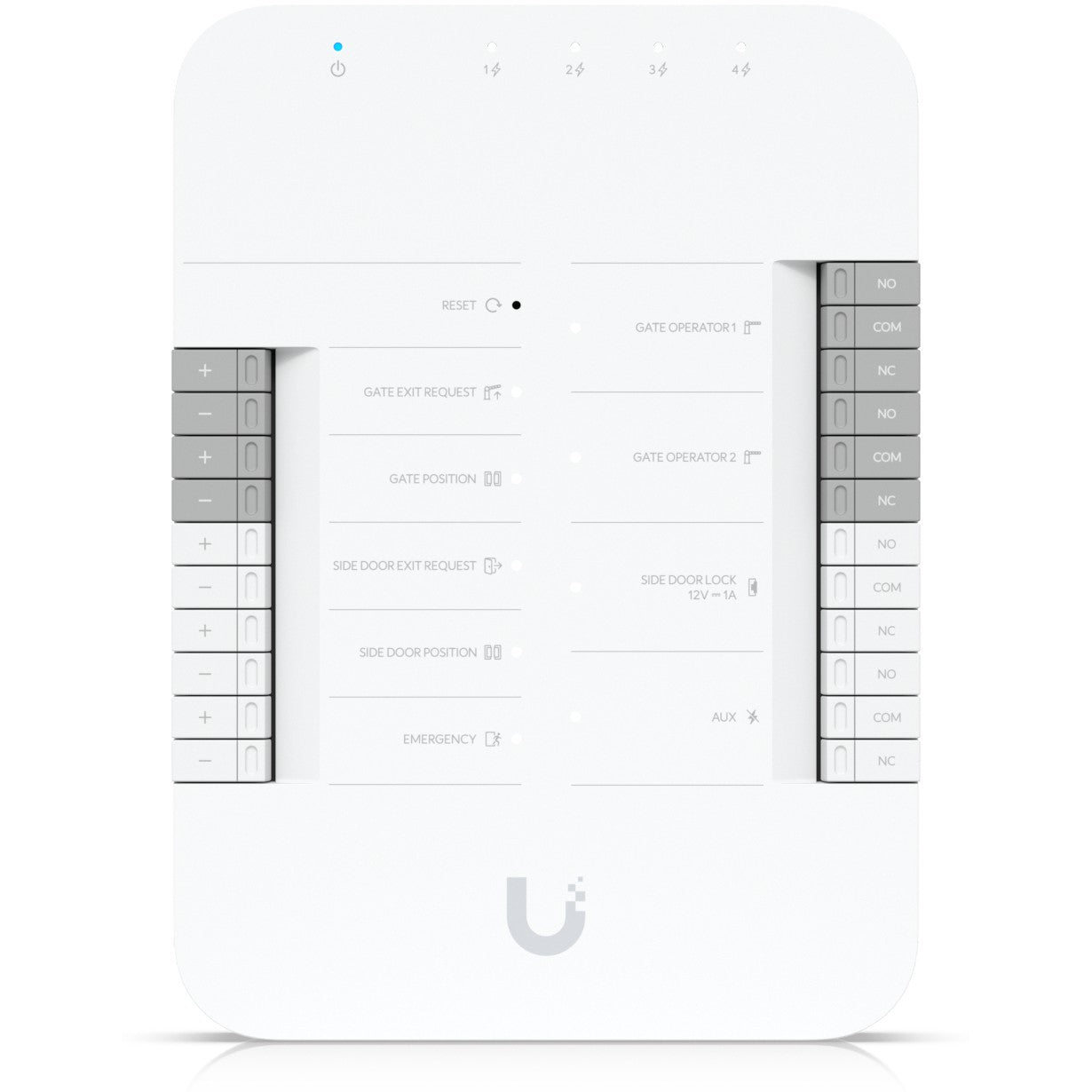 Ubiquiti Gate Hub. 10,100,1000 Mbps. CE. FCC. IC. UL 294. CAN/ULC-60839-11-1. 50 V. 1 A. -30 - 60 °C. 5 - 90%