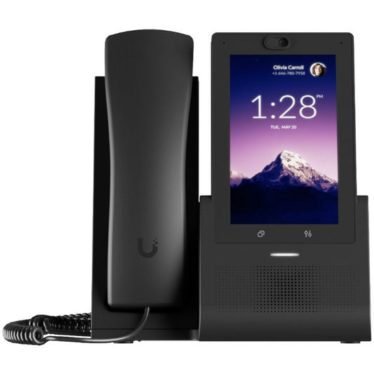 Ubiquiti Phone Touch. Pametni telefon. Žični telefon. Hands-free uređaj. Crna boja.