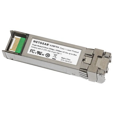 NETGEAR 10GBASE-LR Lite SFP+. Optička vlakna. 10000 Mbps. SFP+. LC. 9/125 µm. LR