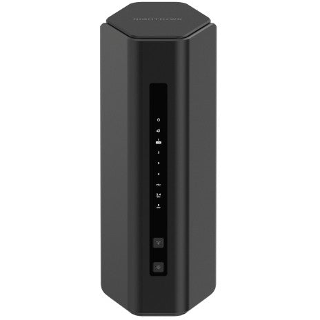 NETGEAR Nighthawk RS200. Wi-Fi 7 (802.11be). Dvopojasni (2.4 GHz/5 GHz). Ethernet/LAN. Crni. Prenosni ruter.