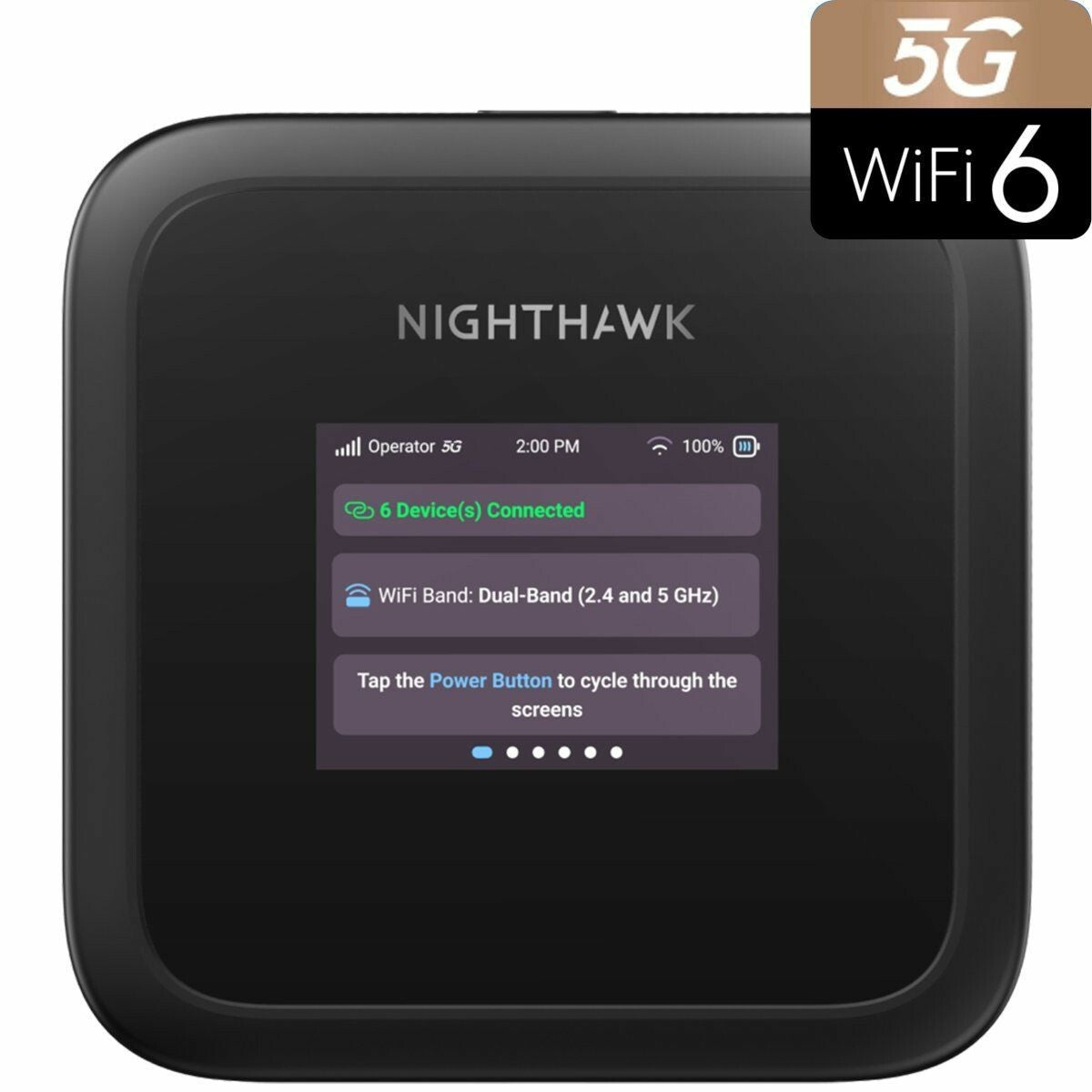 NETGEAR M3. Wi-Fi 6 (802.11ax). Dvopojasni (2,4 GHz/5 GHz). Crni. Prenosni ruter