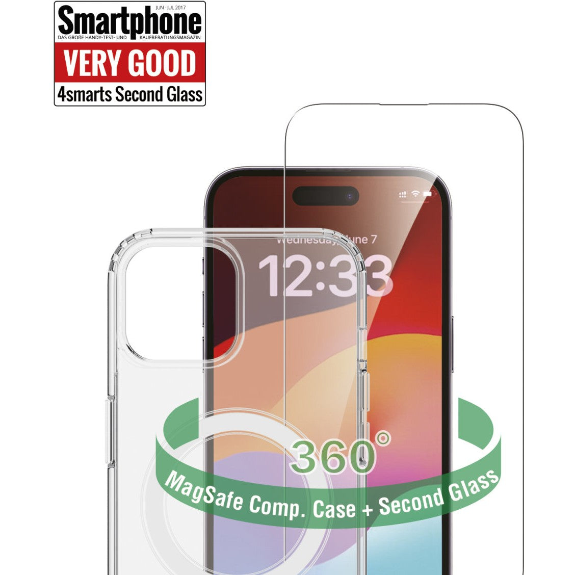 4smarts 540606. Navlaka za kaput. Apple. iPhone 15 Plus. 17 cm (6,7"). Prozirna.