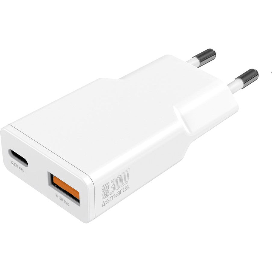 4smarts PDPlug Duos Slim. Za unutrašnju upotrebu. AC. 12 V. Bijela.