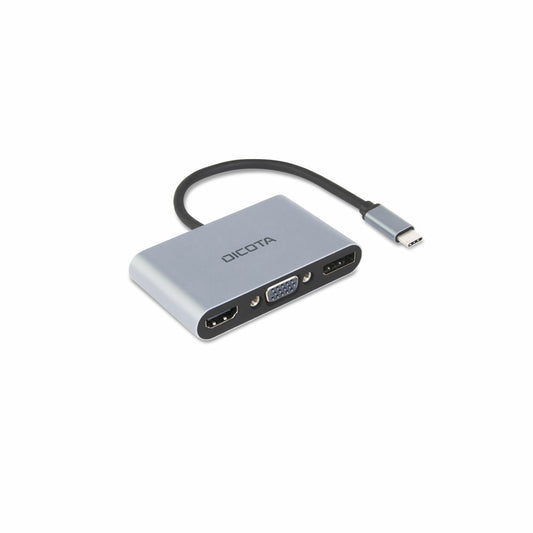 DICOTA D32064. USB Type-C Srebrna