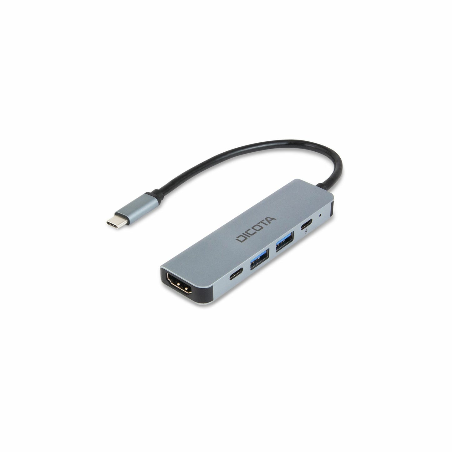 DICOTA D32060. USB Tip-C HDMI. USB 4 Tip-A. USB Tip-C 30 Hz. 3840 x 2160. Srebrna. 100 W.