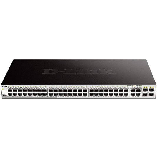 D-Link DGS-1210-52. Upravljani. L2. Gigabit Ethernet (10/100/1000). Puni dupleks. Montaža u rack. 1U