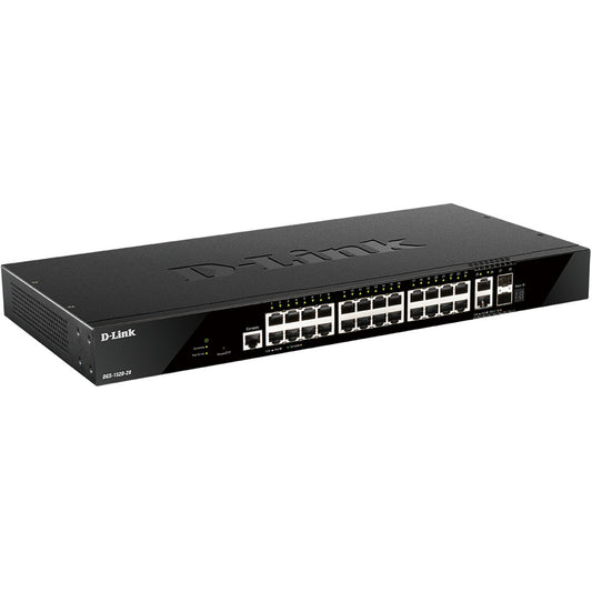 D-Link DGS-1520-28/E. Upravljani. L3. 10G Ethernet (100/1000/10000). Montaža u rack. 1U