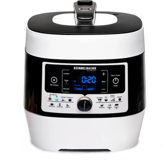 Rommelsbacher MD 1000. 4 l. 4 l. Crna. Bijela. LCD. Digitalna. Plastika.