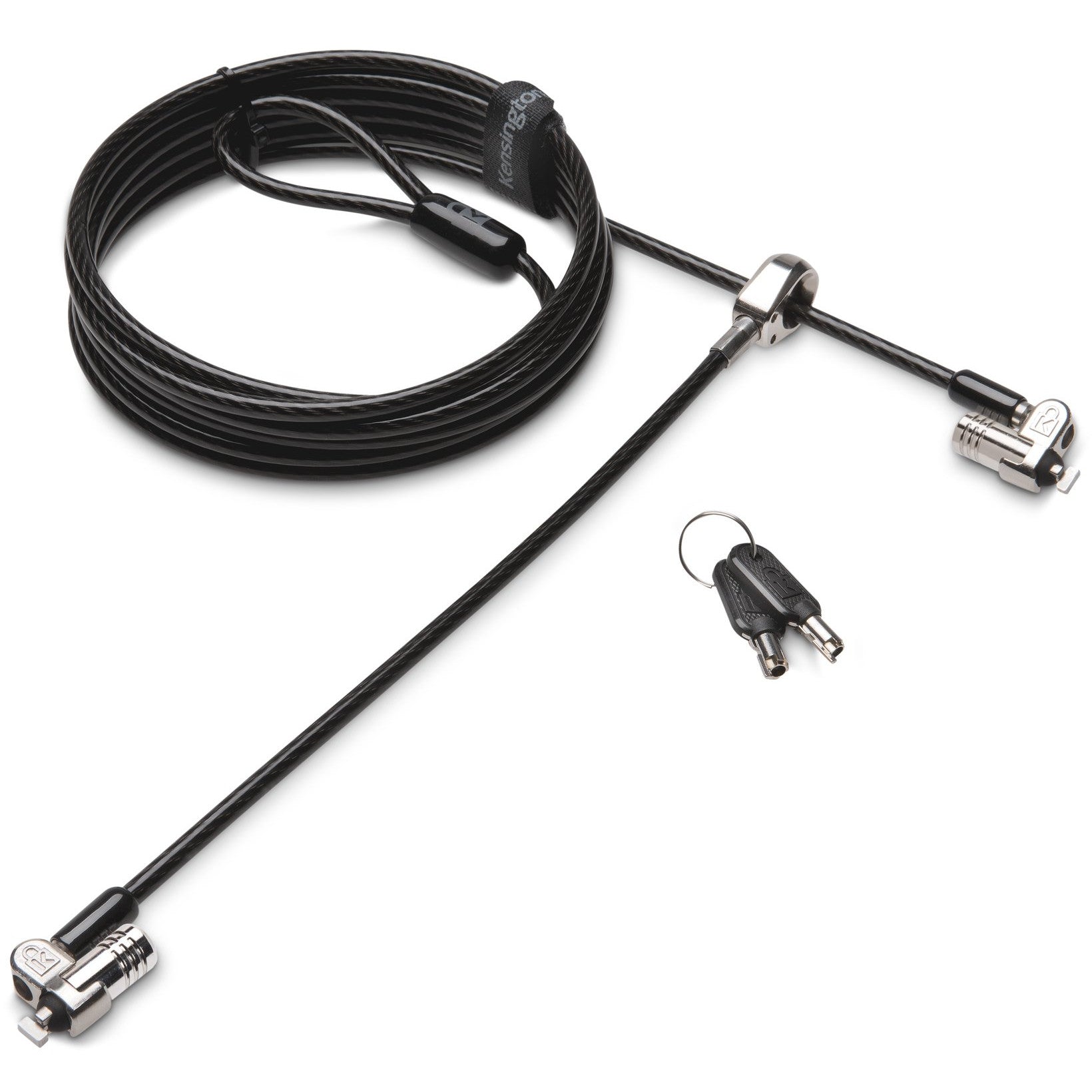 Kensington MicroSaver 2.0 dvostruka brava za laptop. Kensington. Ključ. Ugljični čelik. Crna.