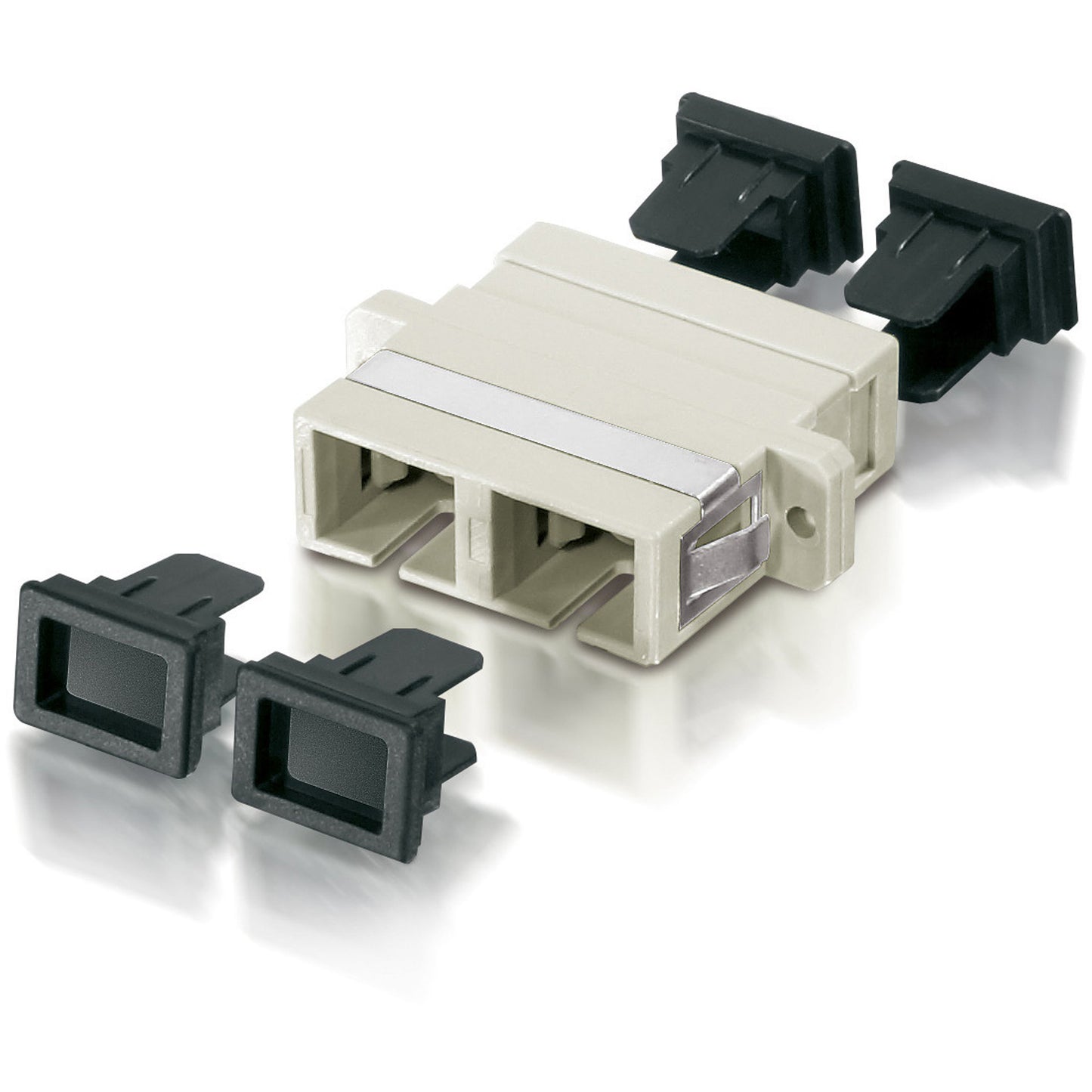 Equip SC optički adapter/spojnik. OM1/OM2. 12 komada/pakovanje. SC. Bež. Višemodni. 7 g. 12 komada