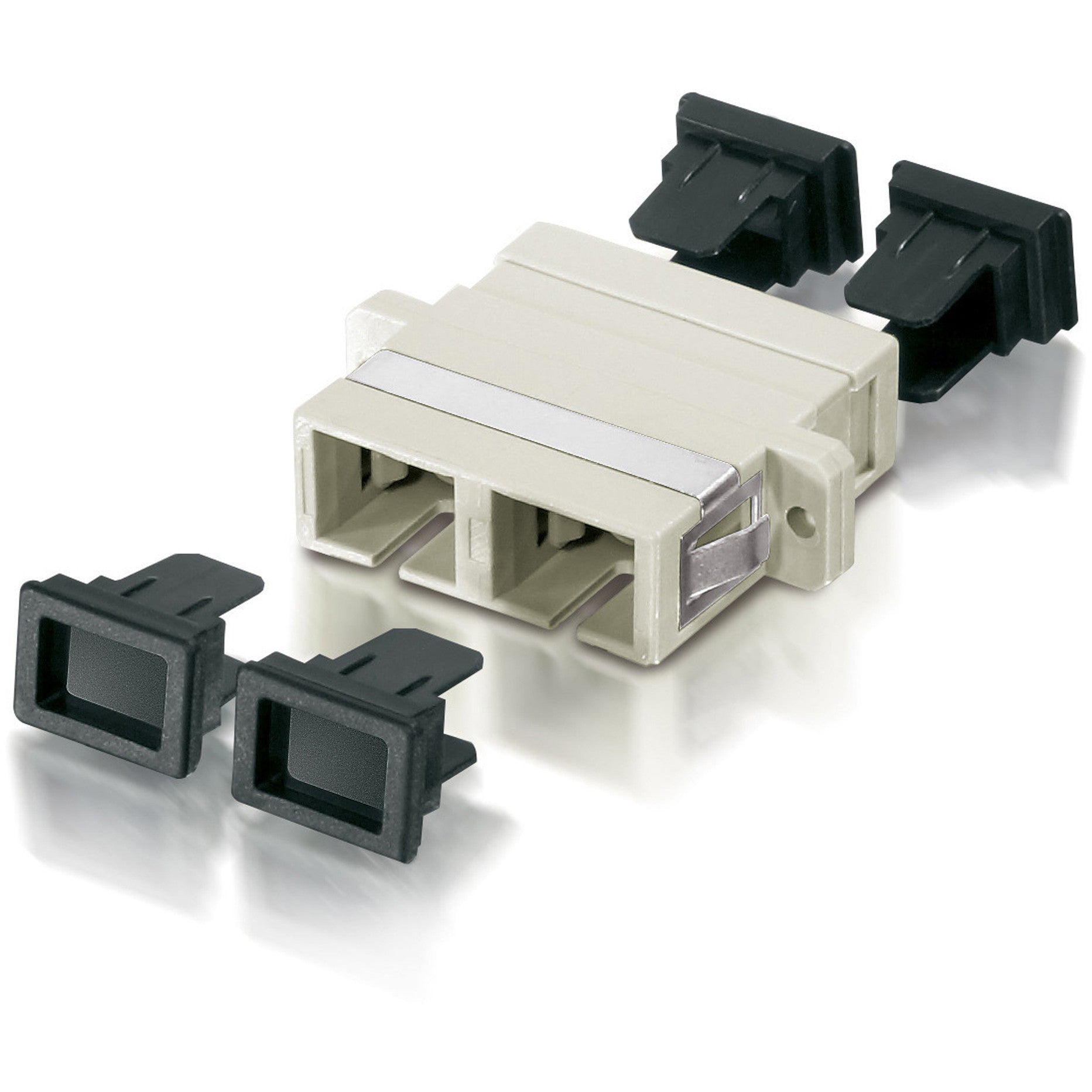 Equip SC optički adapter/spojnik. OM1/OM2. 12 komada/pakovanje. SC. Bež. Višemodni. 7 g. 12 komada