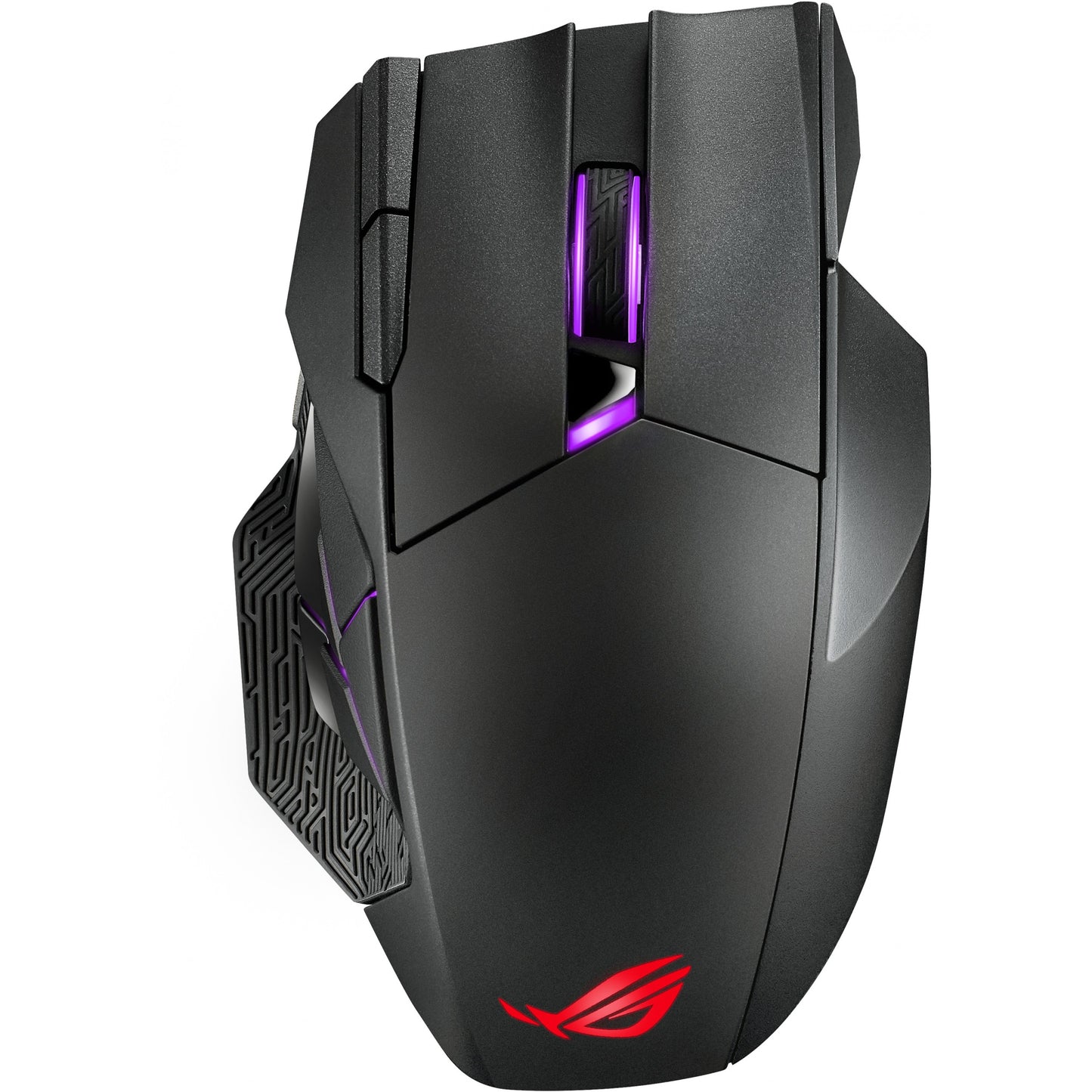 ASUS ROG Spatha X. Desna. Optička. Bežična RF + USB Type-C. 19000 DPI. Crna.