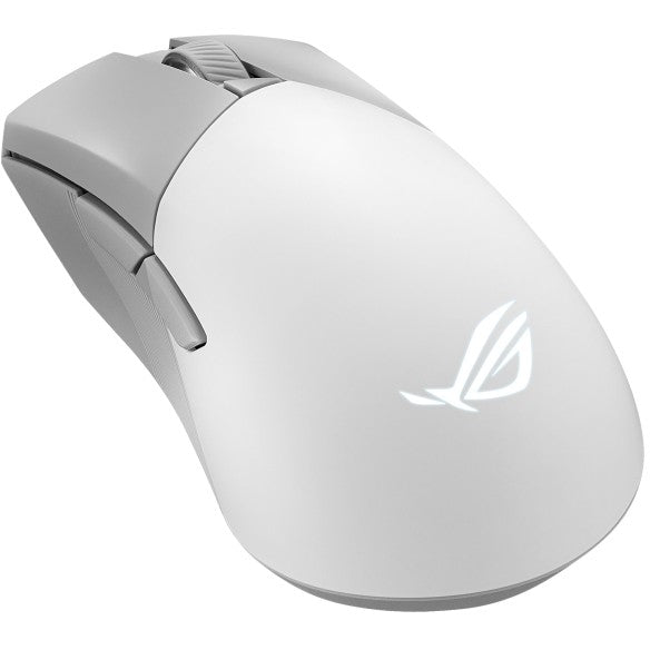 ASUS ROG Gladius III bežični Aimpoint bijeli. Desni. Optički. RF bežični + Bluetooth + USB Tip-A. 36000 DPI. Bijeli.