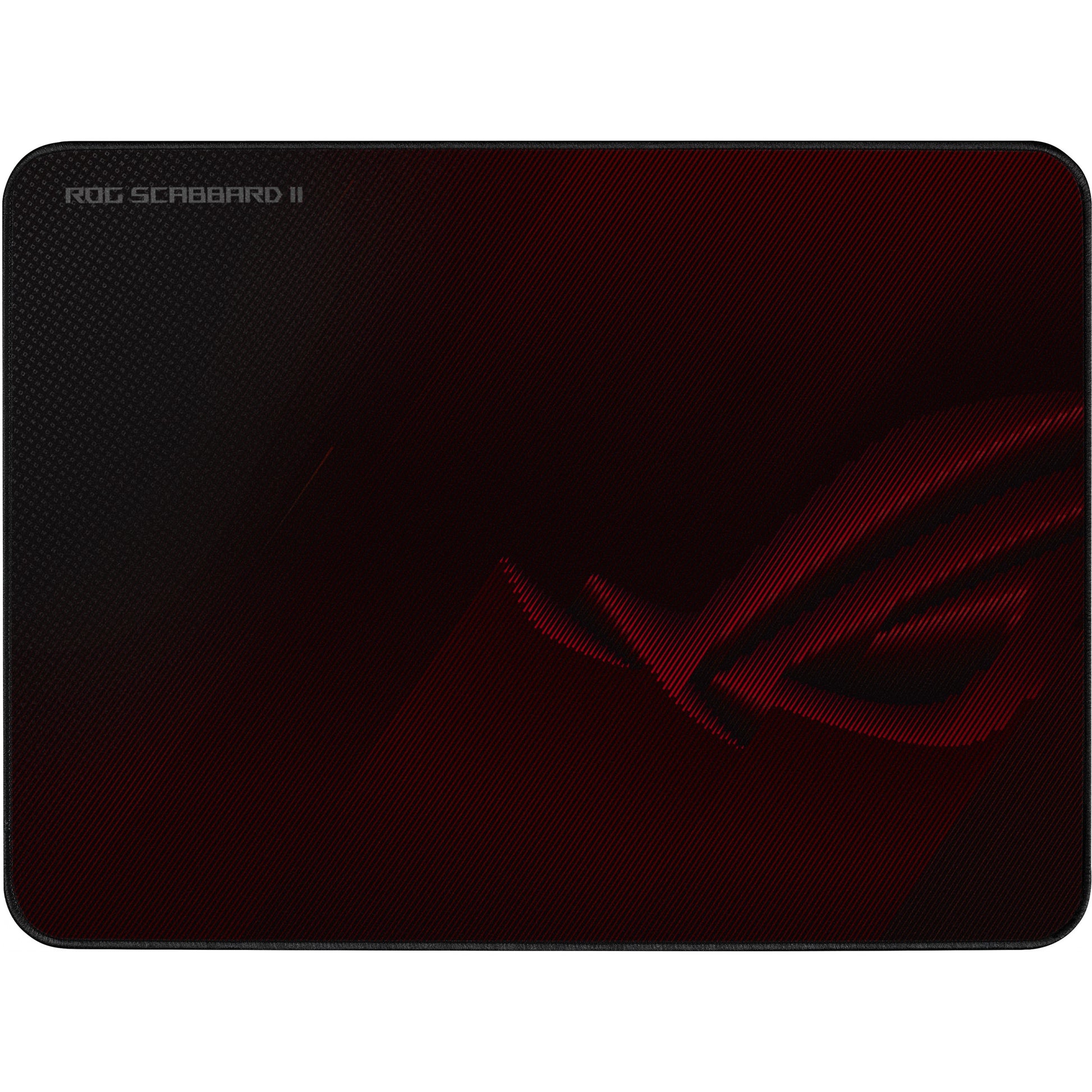 ASUS ROG Scabbard II. Crvena. Slika. Tkanina. Guma. Protuklizna baza. Podloga za gejmerski miš.