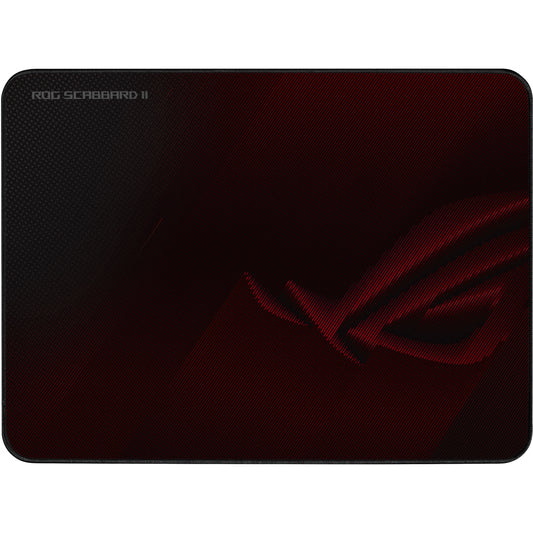 ASUS ROG Scabbard II. Crvena. Slika. Tkanina. Guma. Protuklizna baza. Podloga za gejmerski miš.