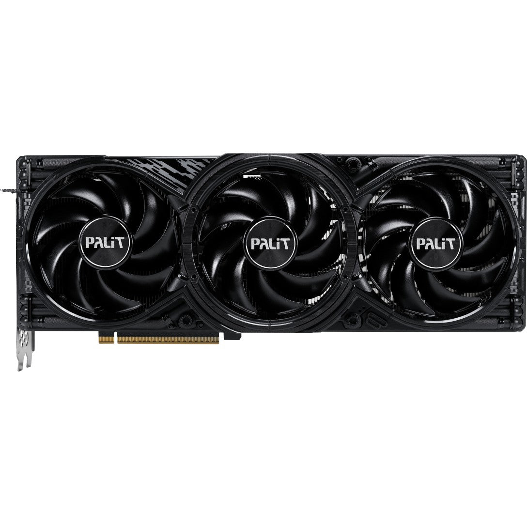 Palit GeForce RTX 5080 GamingPro OC. GeForce RTX 5080. 16GB. GDDR7. 256 bita. 7680 x 4320 piksela. PCI Express 5.0