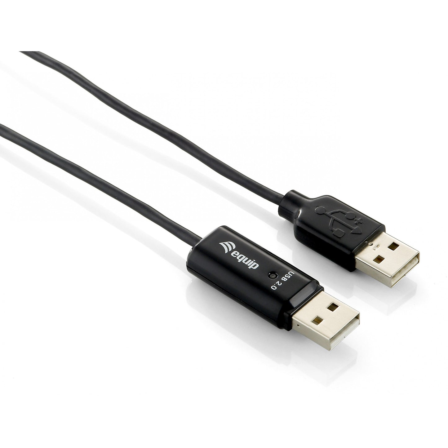 Equip USB 2.0 kabel za dijeljenje CD-ROM-a, 1,8 m. USB A. USB A. USB 2.0. Muški/muški. Crni.