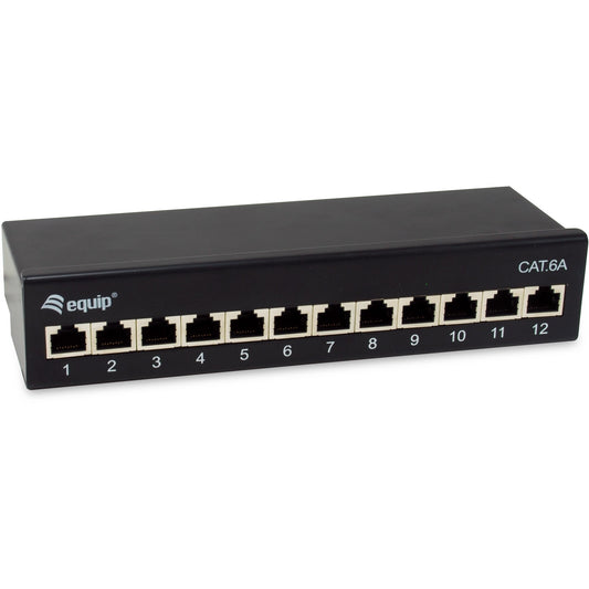 Equip 326622. 10GBase-T. 10 Gigabit Ethernet. 10000 Mbps. RJ-45. Cat6a. Crni.