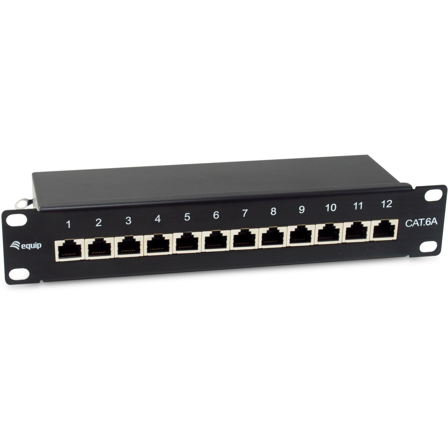 Equip 326623. 10GBase-T. 10 Gigabit Ethernet. 10000 Mbps. RJ-45. Cat6a. Crni.