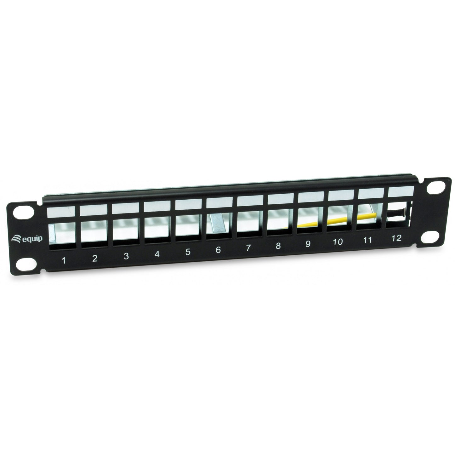 Equip 769331. Keystone. Crna. Metalna. Montaža u rack. 1U. RoHS