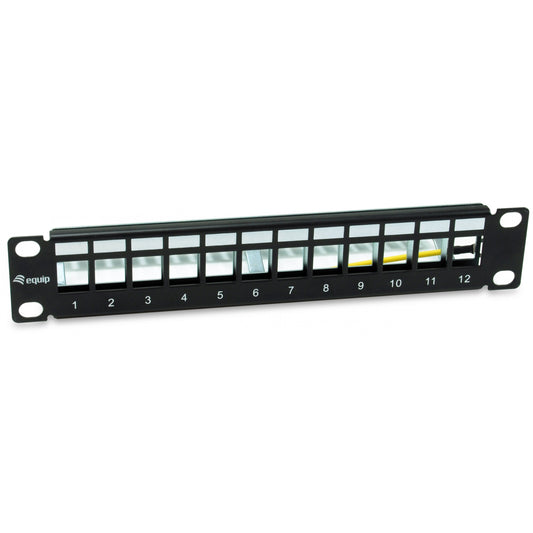 Equip 769331. Keystone. Crna. Metalna. Montaža u rack. 1U. RoHS