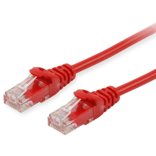 Equip Cat.6 U/UTP patch kabel. 5,0 m. Crveni. 5 m. Cat6. U/UTP (UTP). RJ-45. RJ-45. Crveni