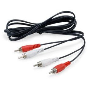Oprema 147094. 2 x RCA. Muški. 2 x RCA. Muški. 2,5 m. Crna