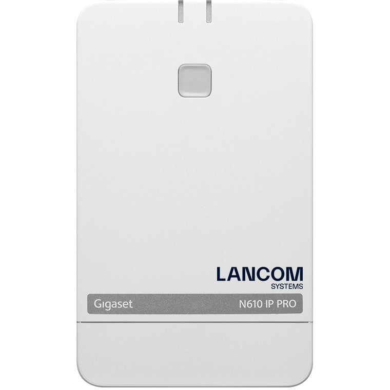 LANCOM DECT N610 IP (EU). 1.88 - 1.9GHz. 300 m. G.711. G.722. G.729. Gigaset SL800H Pro| Gigaset SL750H Pro| Gigaset S700H Pro| Gigaset R700H Pro| Gigaset S650H Pro|.... 100 Mbit/s. Bijela